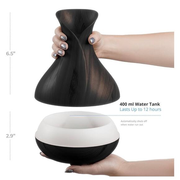 Essential Oil Aromatherapy 400ml Ultrasonic Diffuser & Humidifier Smart WiFi LED - Picture 6 of 16